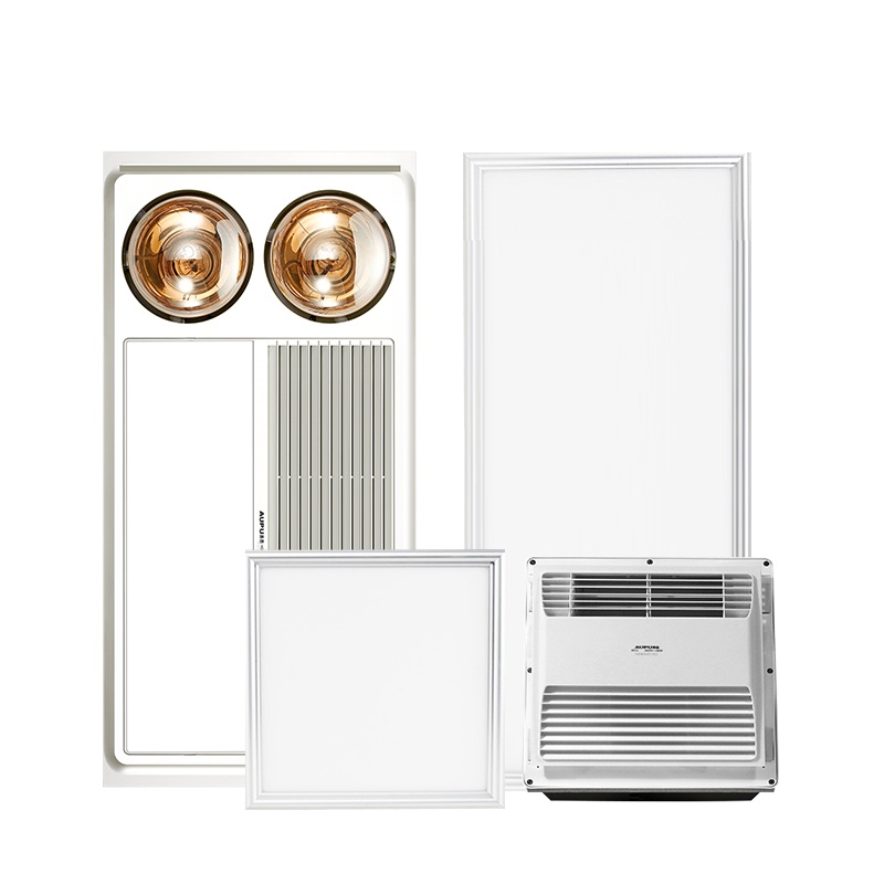 奥普浴霸6125AS一厨一卫套餐:双暖浴霸6125AS+凉霸W13+长灯5020AK+方灯5010