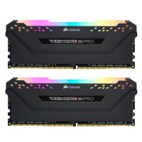 美商海盗船(USCORSAIR)32GB(16G×2)套装 DDR4 3600 台式机内存条 复仇者RGB PRO灯条