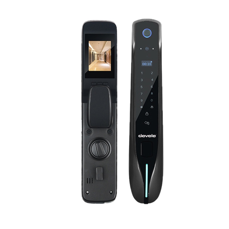 迪威乐develeW999猫眼全自动智能锁 指纹锁 密码锁 家用防盗门锁