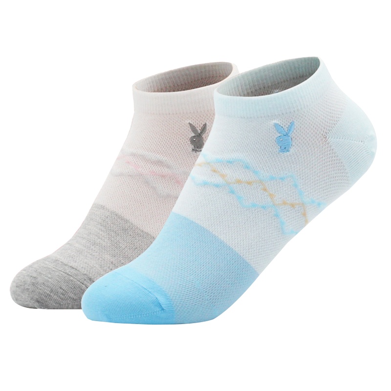 花花公子女士船袜弹力浅口隐形袜可爱女袜子6380