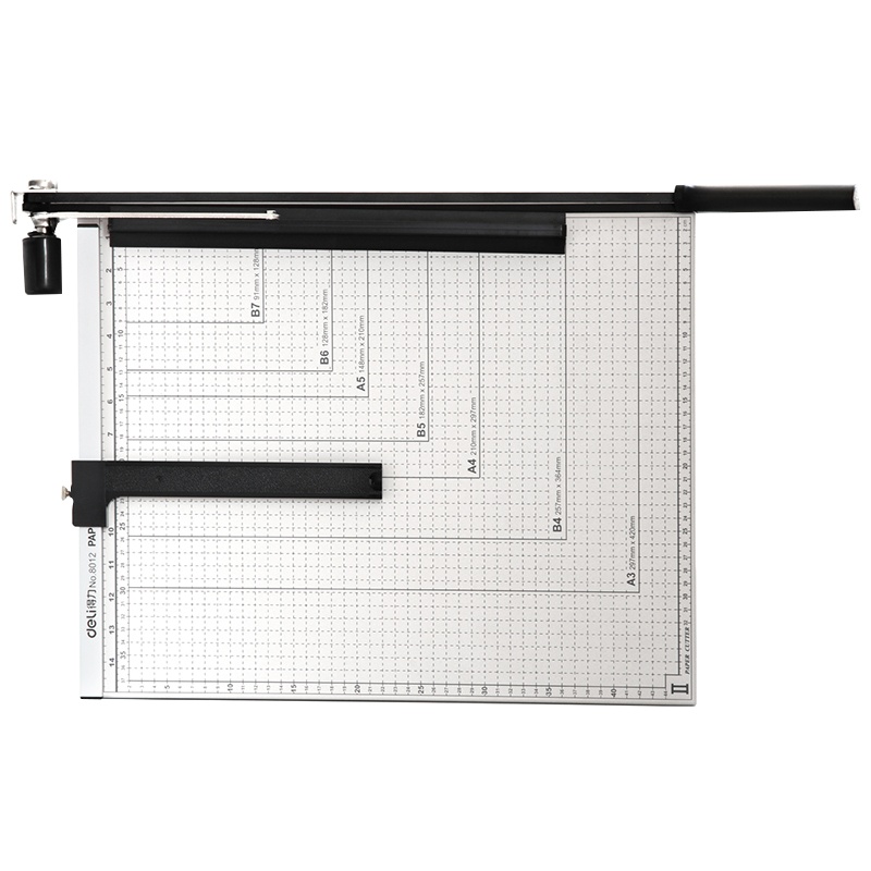 得力 8012 钢质切纸机/切纸刀/手动裁纸刀(单位:件)
