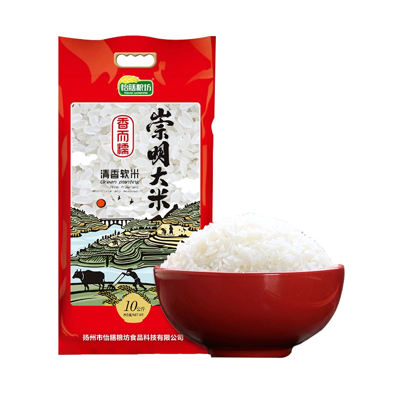 怡膳粮坊 苏软香崇明大米10kg 非东北大米 生态产区