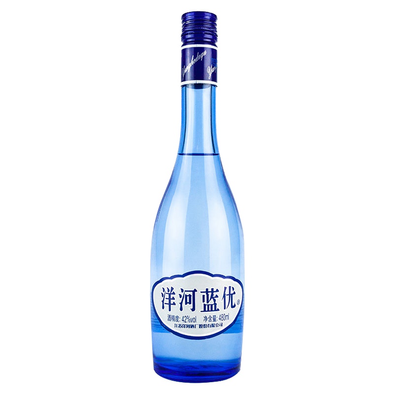 洋河(YangHe)洋河蓝优 42度 480ml 单瓶装 浓香型白酒