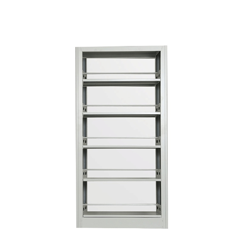 鑫虎威 图书馆书架钢制书店学校单双面资料架阅览室档案架铁架