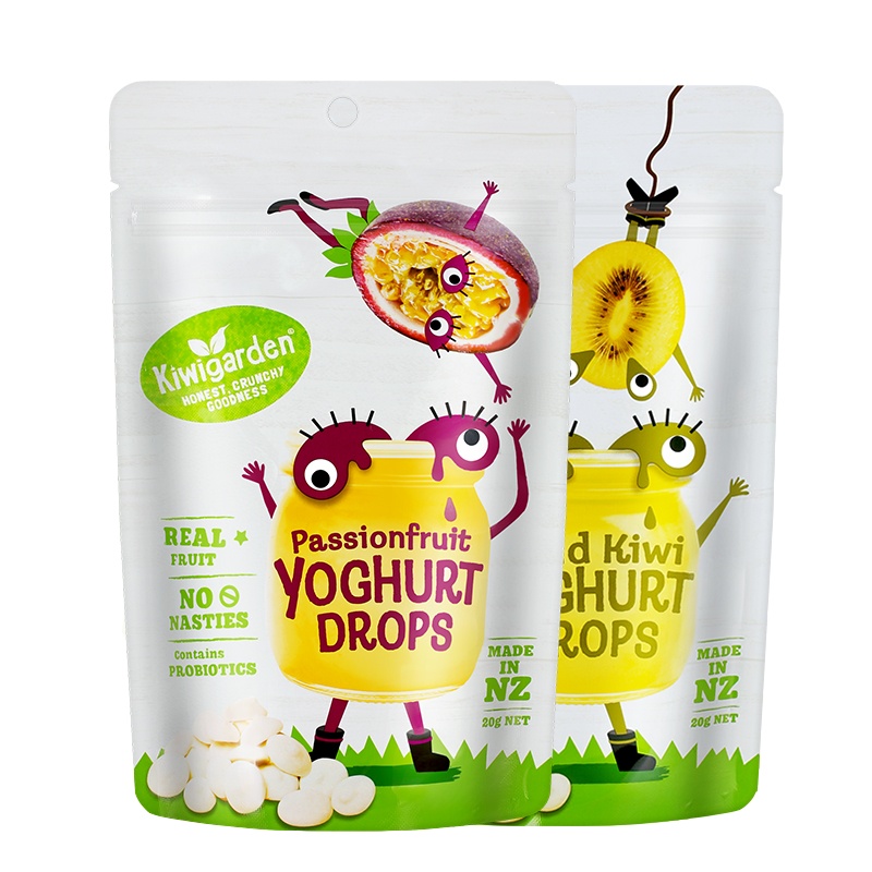 百香果酸奶溶豆20g+黄金奇异果溶豆20g 孕婴童小馒头