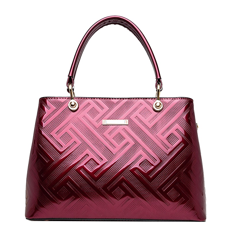 斯妮拉 欧美时尚 百搭2023时尚新款中老年简约真皮单肩手提包中年女包妈妈包包潮