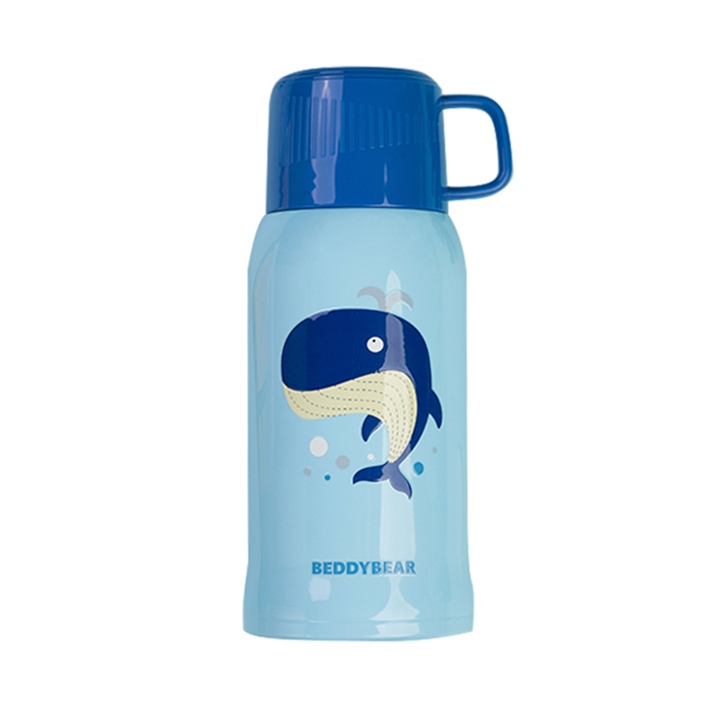 杯具熊儿童保温杯鲸鱼