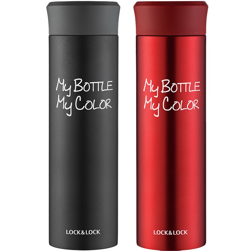 乐扣乐扣旗舰店保温杯女大容量不锈钢杯子男学生女士简约便携水杯