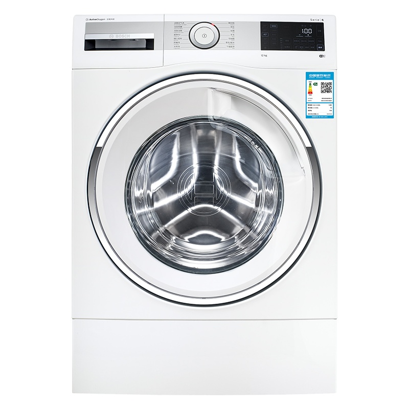 博世(BOSCH)12公斤 全自动变频滚筒洗衣机 家用大容量 XQG120-WWD374B00W