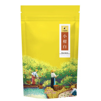 八马茶叶 柑柑好小柑白 新会柑皮白茶直立袋装80g