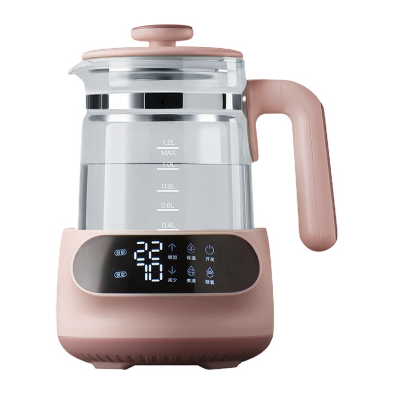 babycare 恒温热水壶调奶器婴儿冲奶粉保温恒温水壶温奶暖奶热奶器 暮色粉