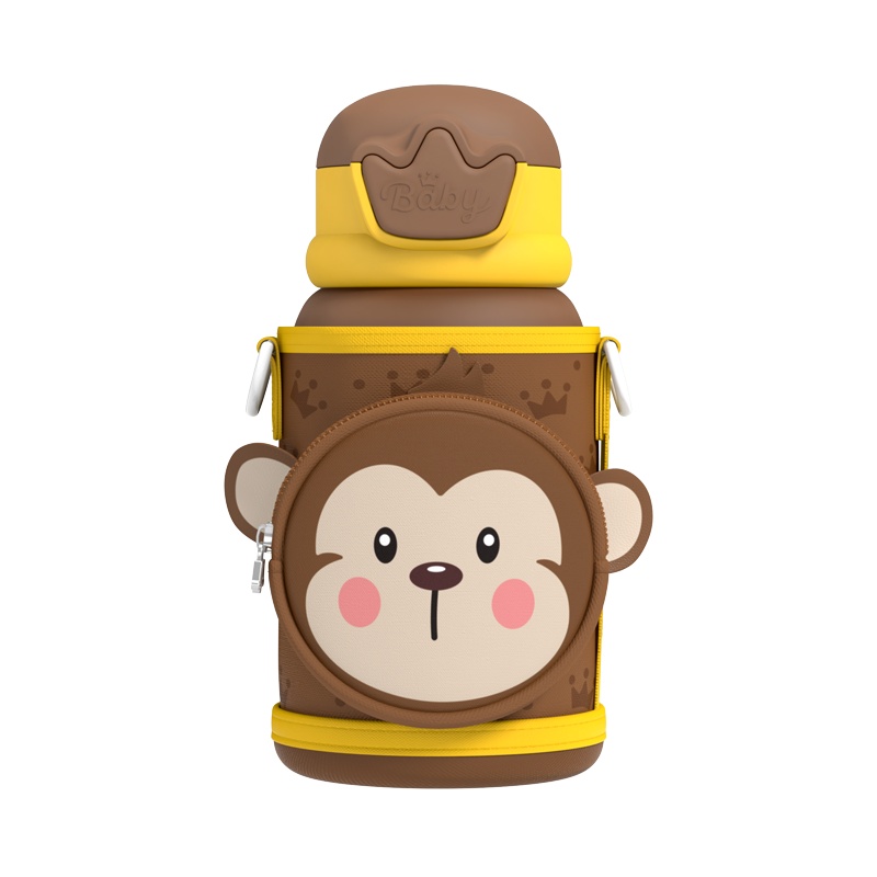 ALL-JOINT优仅儿童保温杯带吸管女幼儿园男宝宝小学生便携水杯水壶