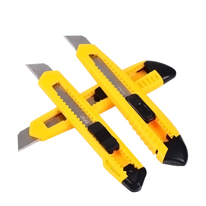 得力(deli) 美工刀2004 颜色随机 单把装