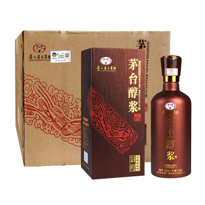 贵州茅台集团 茅台 茅台醇浆 原酿a60 53度 500ml*6 整箱 酱香型白酒