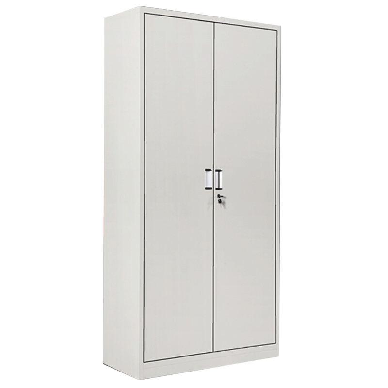 [田珍]办公室铁皮柜 加厚对开门通体文件柜 资料柜小柜子矮柜档案资料柜 带锁员工钢制文件柜