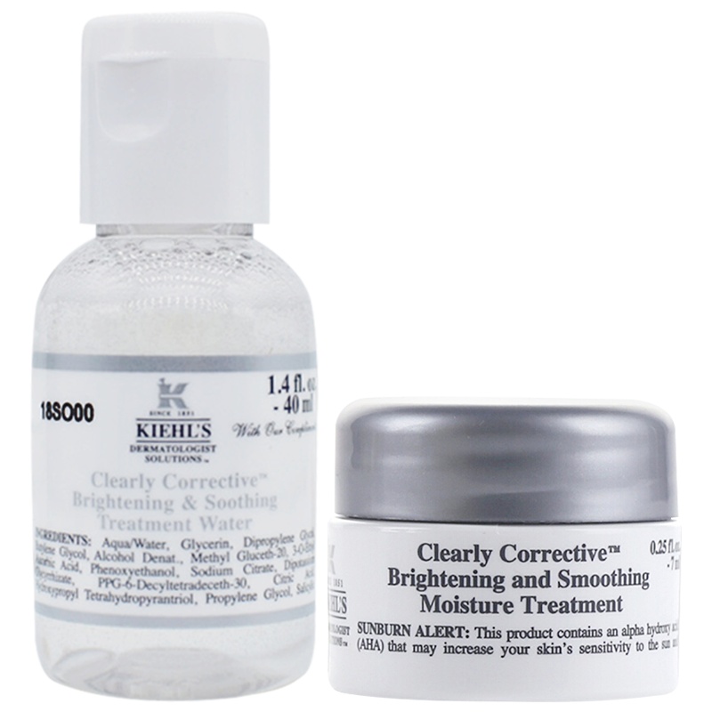 科颜氏(Kiehl's)集焕白滢亮水凝霜7ml+科颜氏集焕白净透精华水40ml