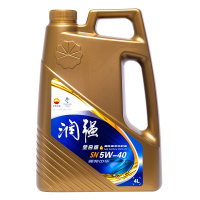 中国石油 昆仑润滑油 昆仑天润 润强 5W-40 SN级 汽油机油 全合成机油 3.5kg 4L