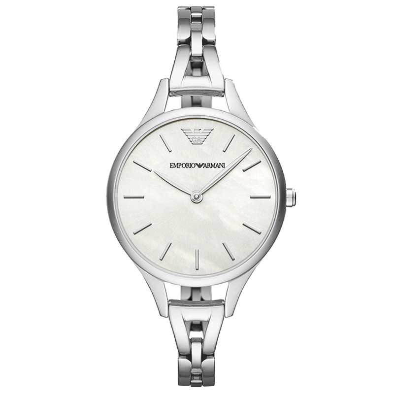 阿玛尼(Emporio Armani)手表石英表 女 简约大方商务石英腕表 AR11054