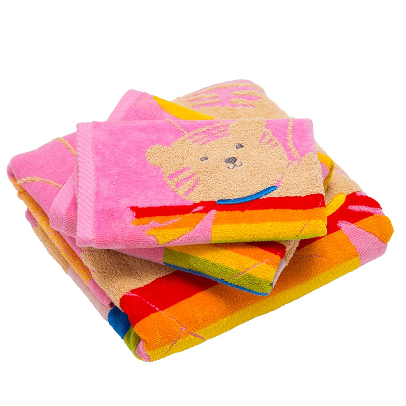 棉田 棉花虎 毛方面浴套装 婴幼儿童毛巾礼盒 生肖礼盒T21008