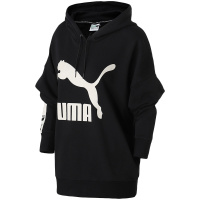 PUMA彪马卫衣女士运动服休闲服连帽长袖T恤578339 L 57833901黑色
