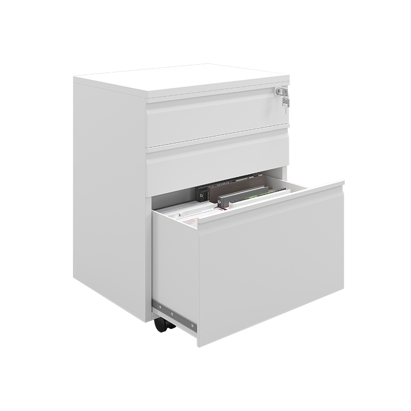 <万保>钢制文件柜 办公家具 铁皮文件柜 钢制矮柜 抽屉柜 资料柜 办公柜 矮柜