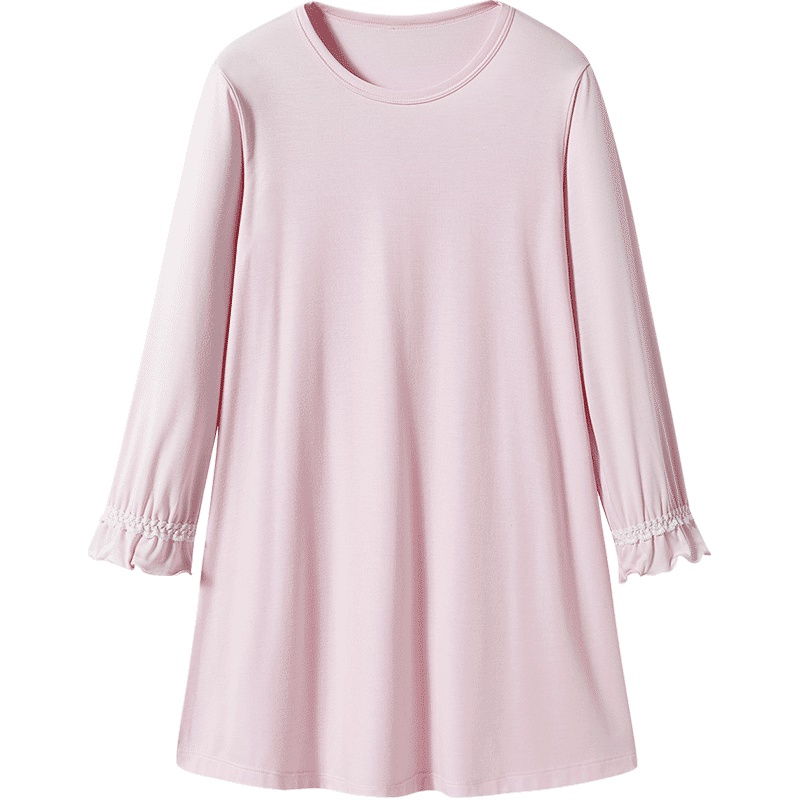 三枪莫代尔女童长袖睡裙