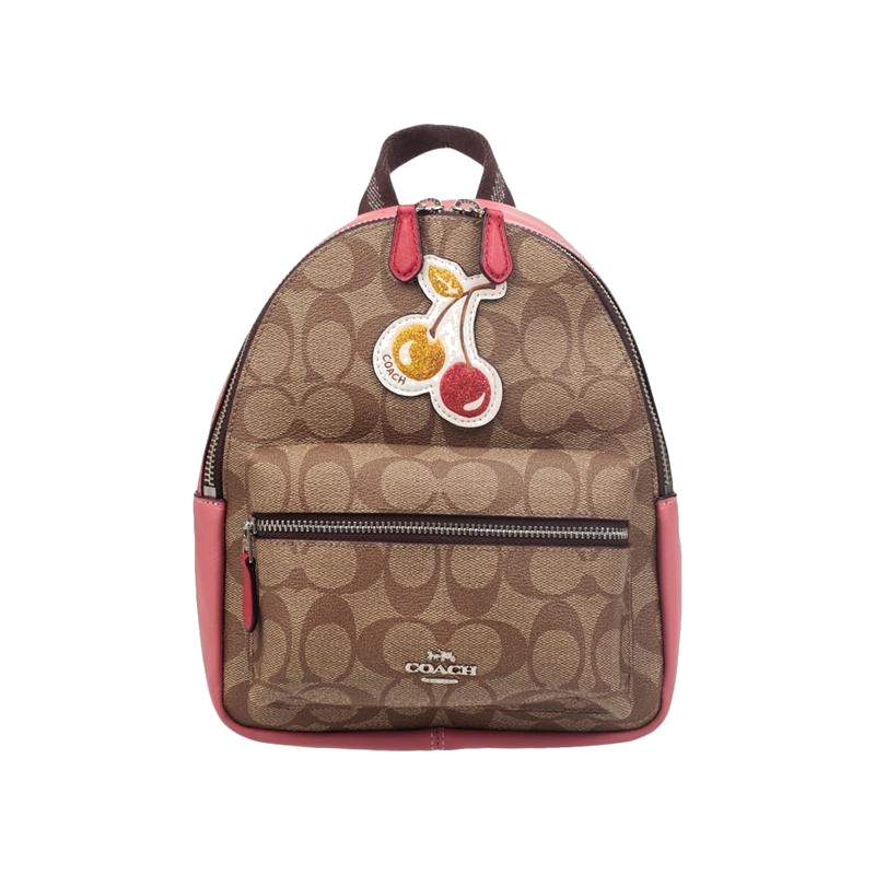 COACH PVC配皮小号女士双肩包