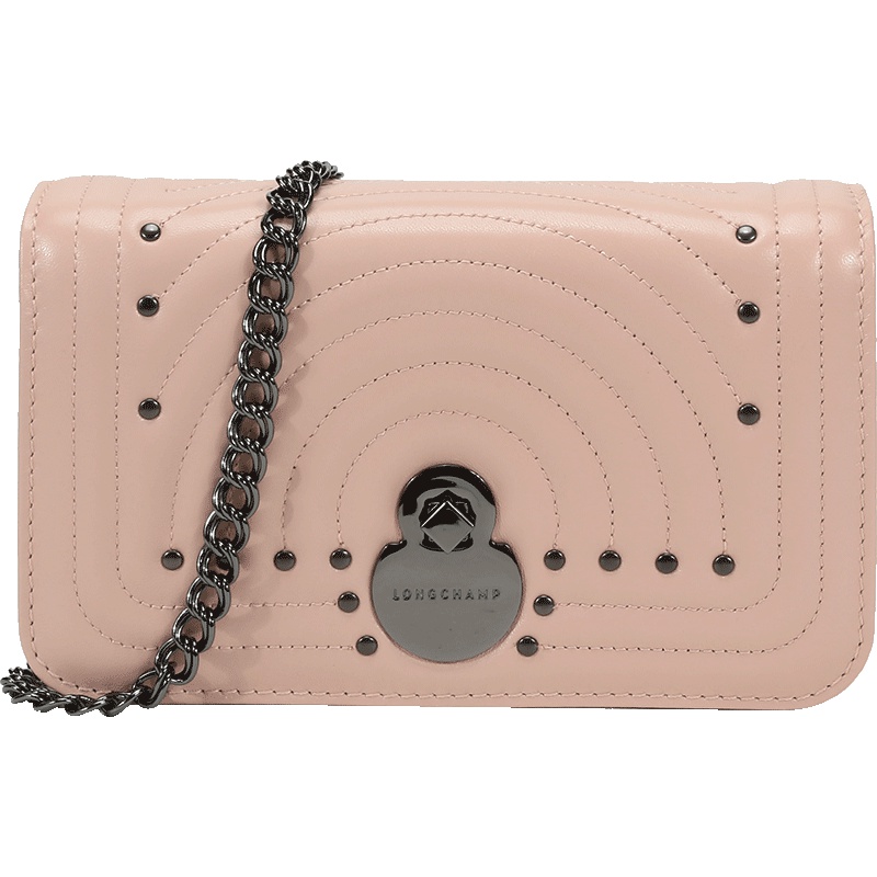 Longchamp 珑骧 女士CAVALCADE系列羊皮单肩包斜挎包 4559 HLO