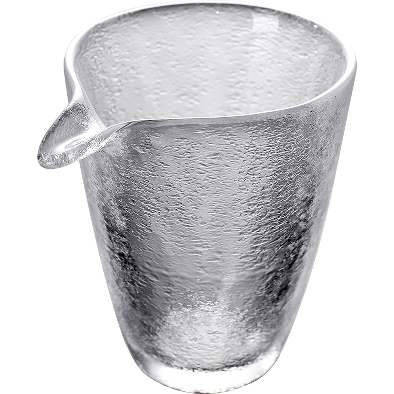 博为玻璃公道杯耐热锤纹大号茶海分茶器 云松(约200ml)