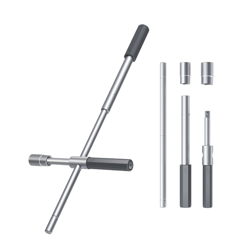 吉米家居 JM-NGT5 轮胎扳手十字套筒拆卸省力汽车换备胎多功能工具扳手套装