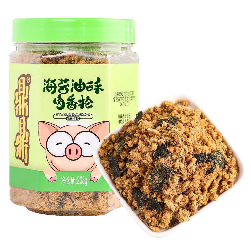鼎鼎海苔油酥肉香松208g