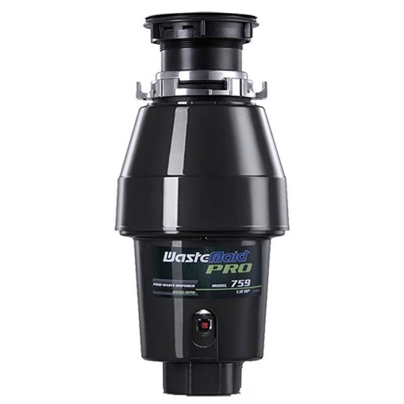 美国唯斯特姆厨房垃圾处理器家用食物厨余粉碎机五级研磨隔音降噪无线感应开关Ag+抑菌759-AS[家用实惠款]