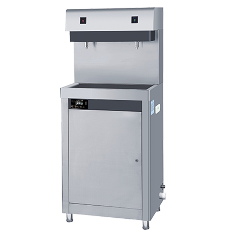 优沃德直饮机商用开水器 学校工厂用立式饮水机医院食堂柜式大型全自动不锈钢直饮电热烧水机含过滤开水机 一开一温 二级过滤