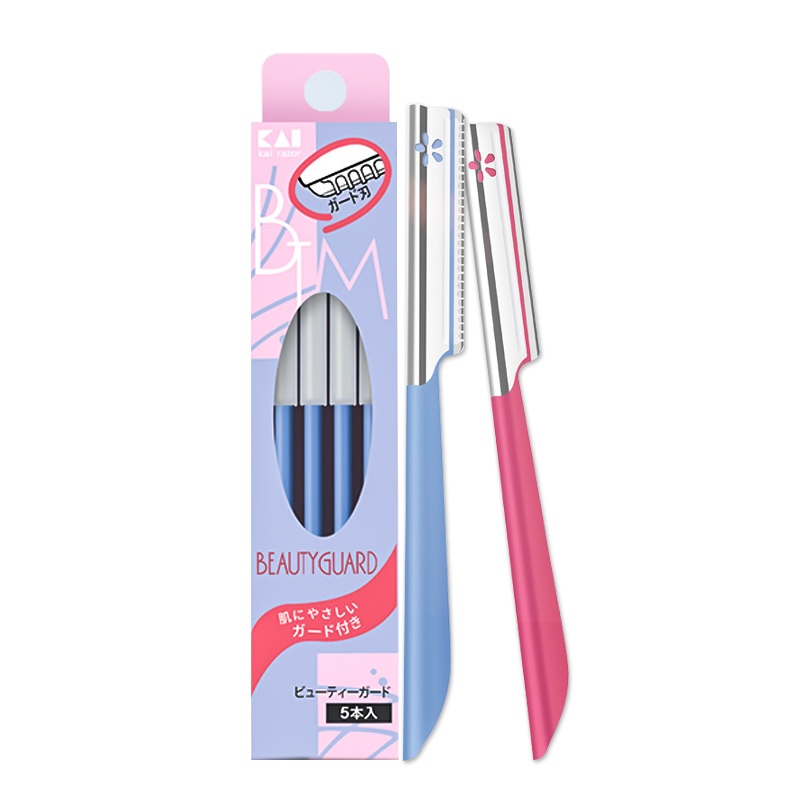 kai贝印 人气修眉刀 日本COSME大赏修眉工具 (5把装)两色可选