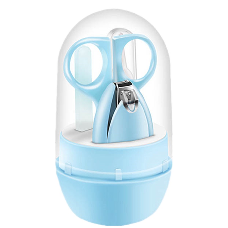 百爱婴儿指甲剪套装新生儿专用防夹肉PP材质 配件