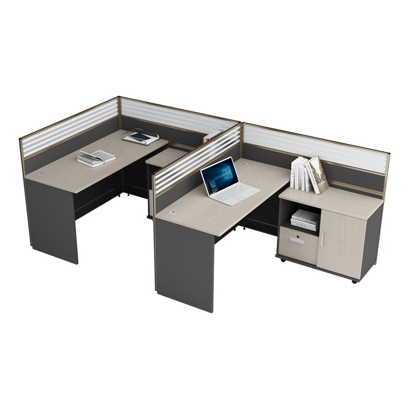 匡大 屏风办公桌1.2米两人卡位组合办公职员桌电脑桌KD-16L2027