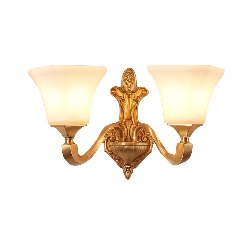 澳松 新中式壁灯 客厅餐厅灯吧台床头书房卧室茶室禅意个性荷叶壁灯中国风后现代创意个性艺术走廊过道灯具 58*25*15C