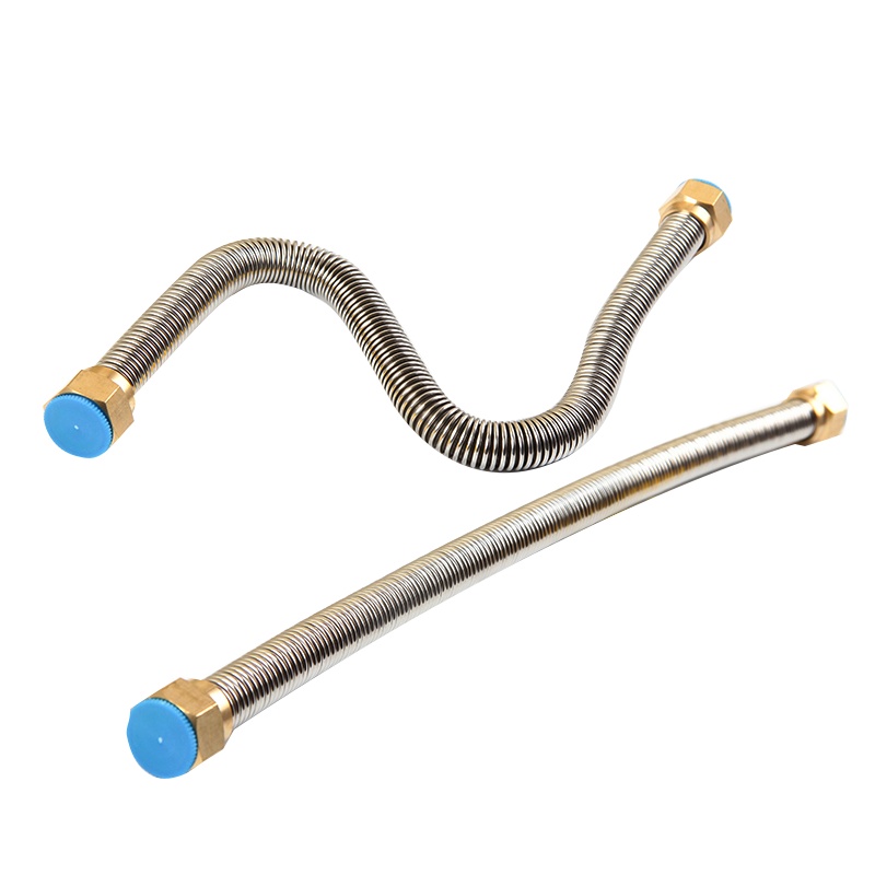 304不锈钢软管冷热进出水管连接管热水器进水软管防爆家用高压4分接口内螺波纹管