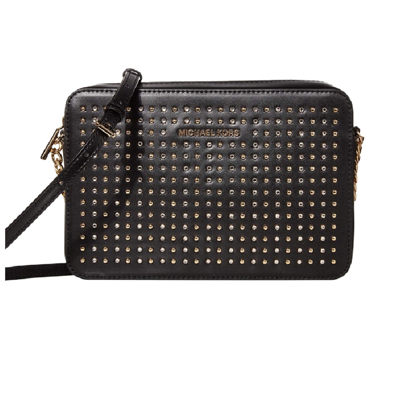 Michael Kors 迈克·科尔斯 女士黑色单肩斜挎包 32H9GJ6C3O-BLACK