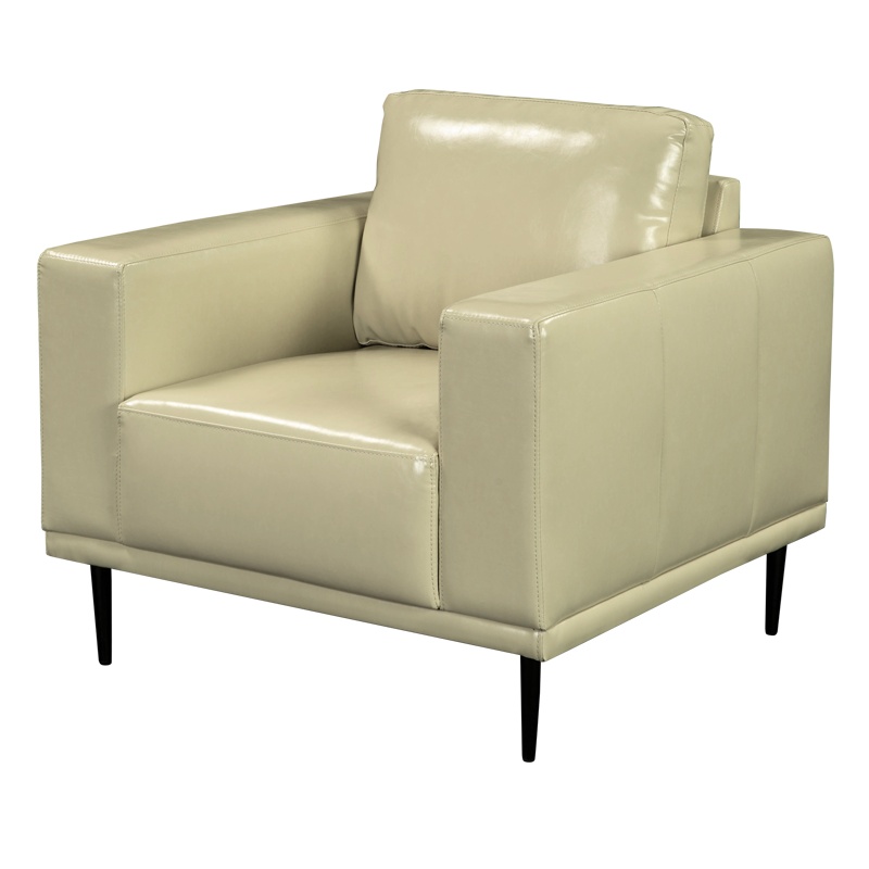 [红心家居]办公沙发现代简约办公室会客接待室单人位沙发