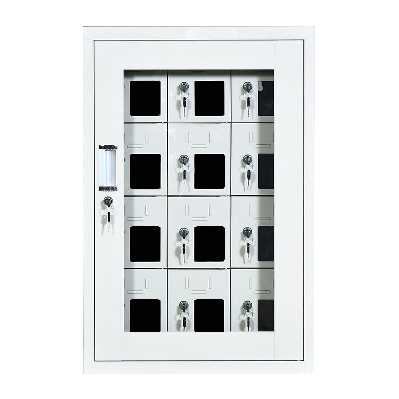 [一鹏]手机存放柜电子设备管理柜屏蔽柜十二门带外门保管收纳柜