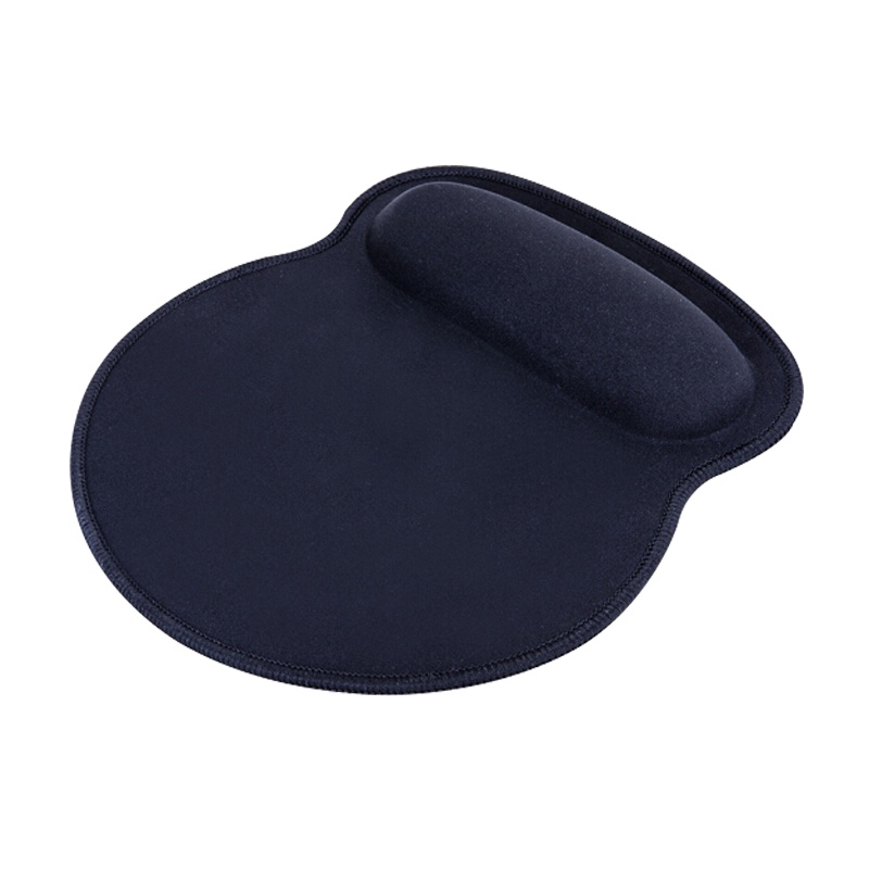 得力2225 舒适记忆棉腕托鼠标垫 办公游戏鼠标垫 黑色