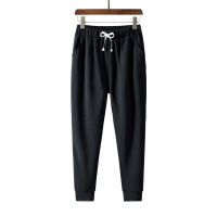 俞兆林(YUZHAOLIN)港风裤子男韩版潮流9九分裤学生修身百搭夏季薄款运动裤