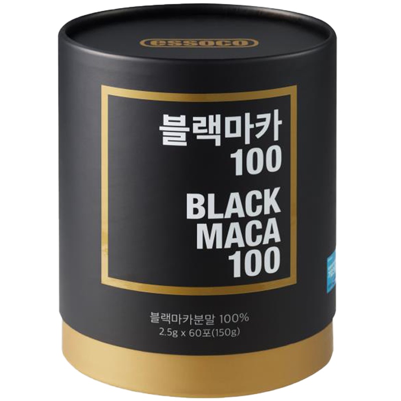 爱守客(ESSOCO)黑玛咖100韩国进口正品高纯度秘鲁胡宁黑玛卡粉男女性老成人学生运动员保健营养食品口服补品150g