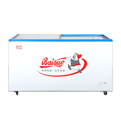 白雪(Baixue) SD/C-338FA 338升商超专用玻璃门展示 冷柜 藏冷冻转换型 冰柜