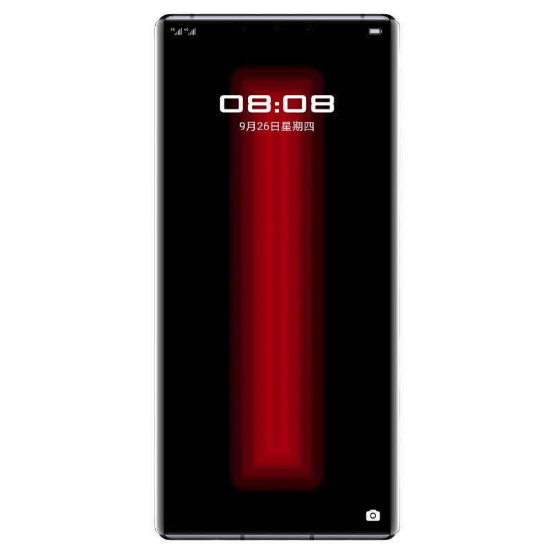 华为 HUAWEI Mate 30 RS 保时捷设计麒麟990芯片OLED环幕屏双4000万徕卡 玄黑 5G全网通