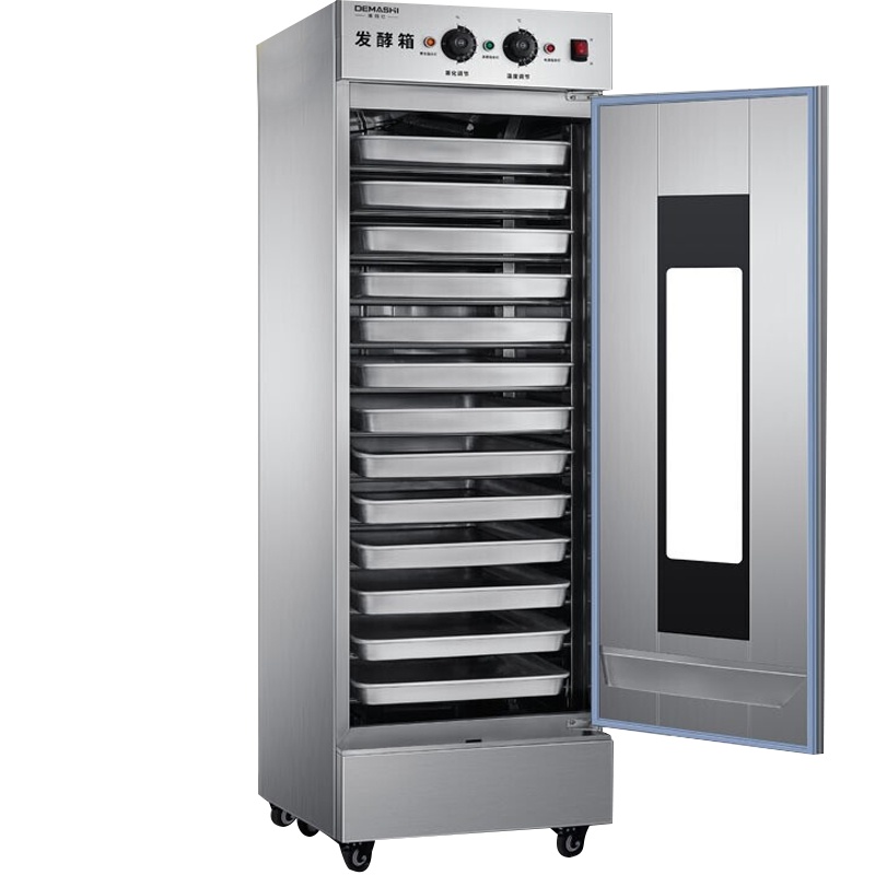 德玛仕 商用发酵箱面包馒头蒸笼醒发箱 不锈钢发酵柜恒温面粉发酵机烘焙设备 13层升级型 FJX-13(不带盘)