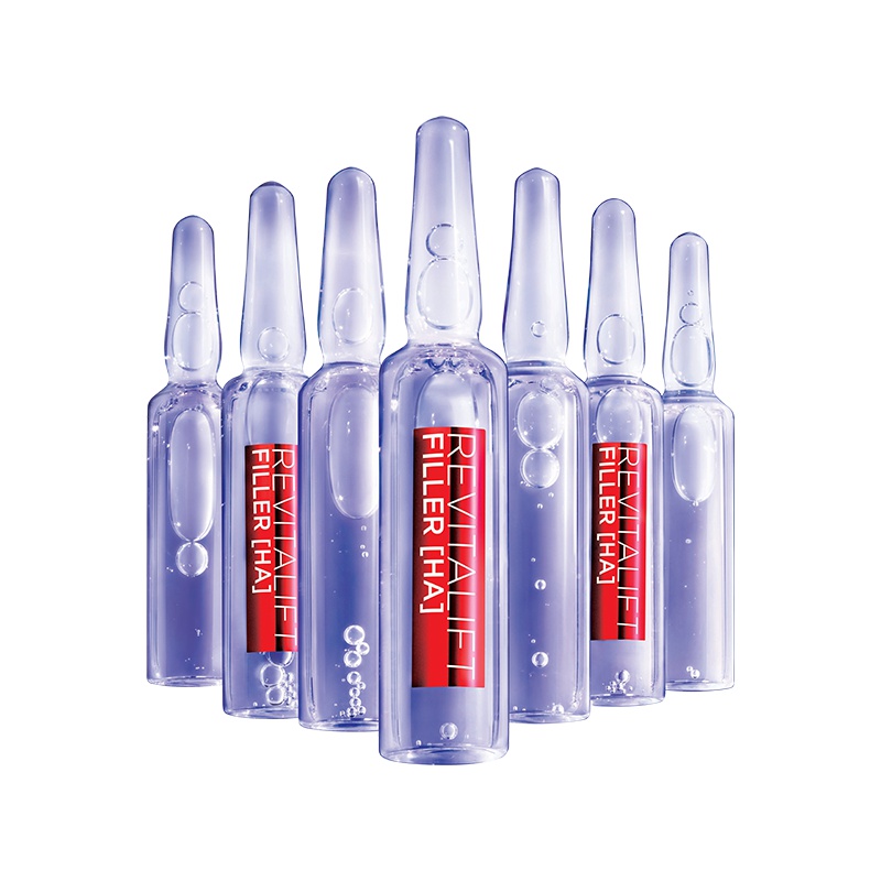 欧莱雅(LOREAL)复颜玻尿酸水光充盈导入浓缩安瓶精华液 原液1.5mlx7 紧肤淡皱;滋润营养;保湿补水;提拉紧致