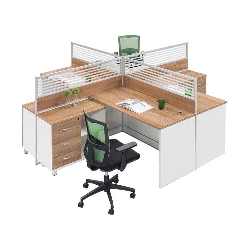 钜晟办公家具屏风办公位四人位卡座18L2012