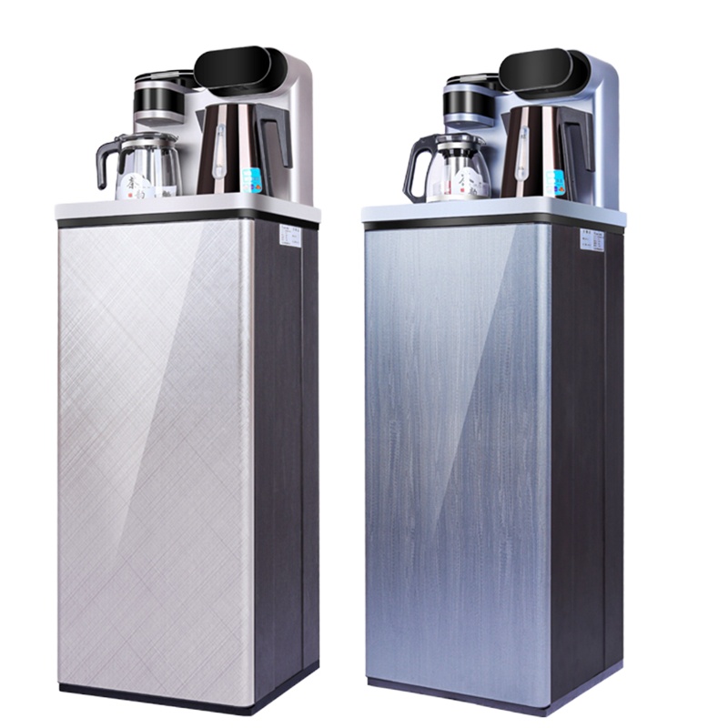 浩奇2069直销茶吧机饮水机全自动上水双壶双出水双加热全智能遥控操作立式下置水桶防烫三层水壶